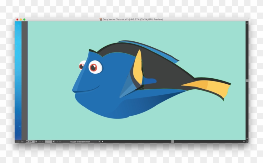 Pixar Vectors From Finding Nemo The Power - Dory Flat Clipart