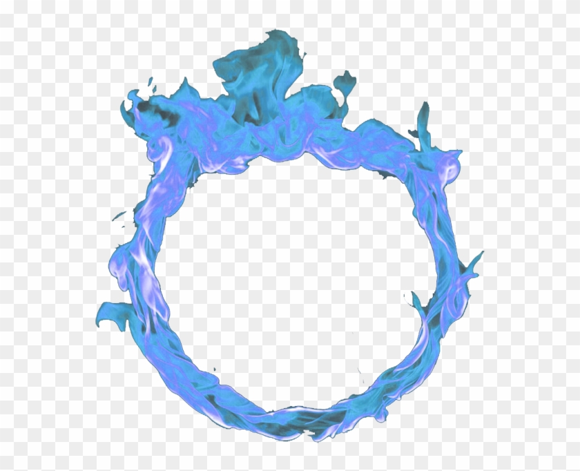 Blue Fire Circle Picture - Blue Fire No Background Clipart