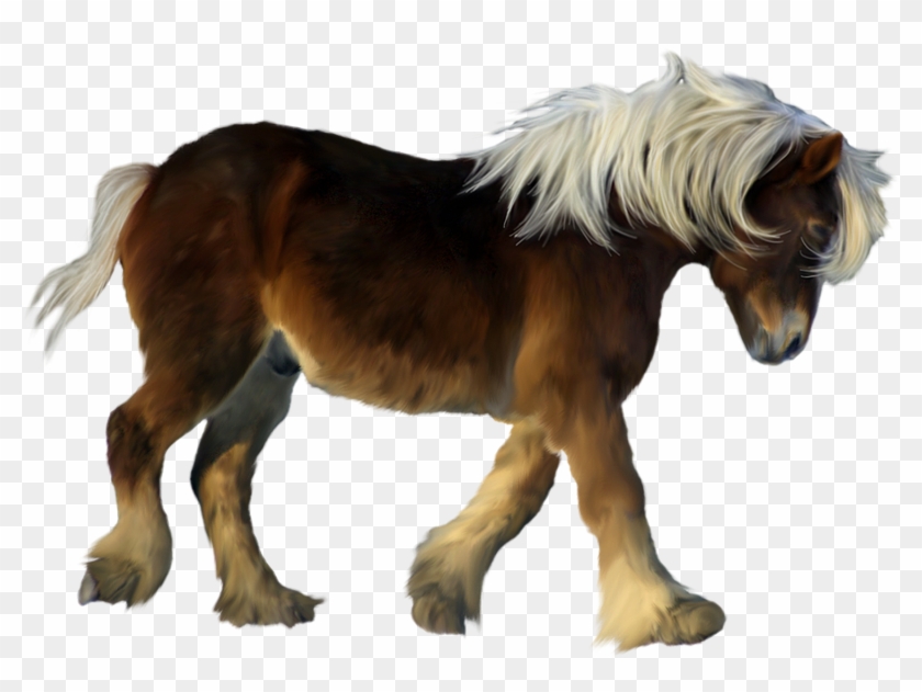 Brown Pony 3d Png Clipart - Transparent Background Pony Clipart #661763