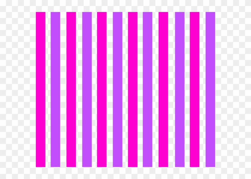 Hot Pink Stripes Clip Art At Clker Ⓒ - Pink And Lavender Stripes - Png Download #661824