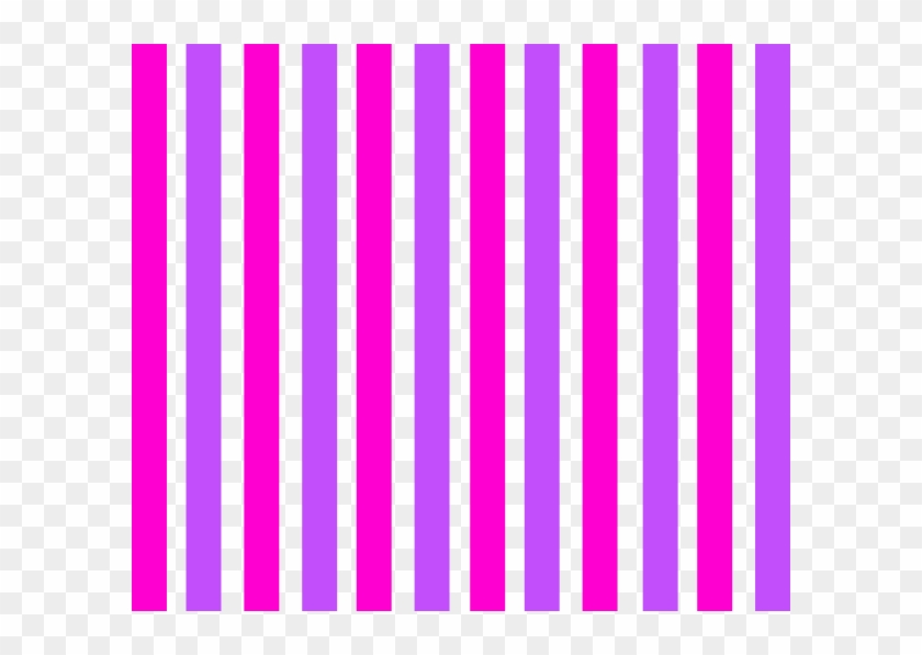 Hot Pink Stripes Clip Art At Clker Ⓒ - Pink And Lavender Stripes - Png Download