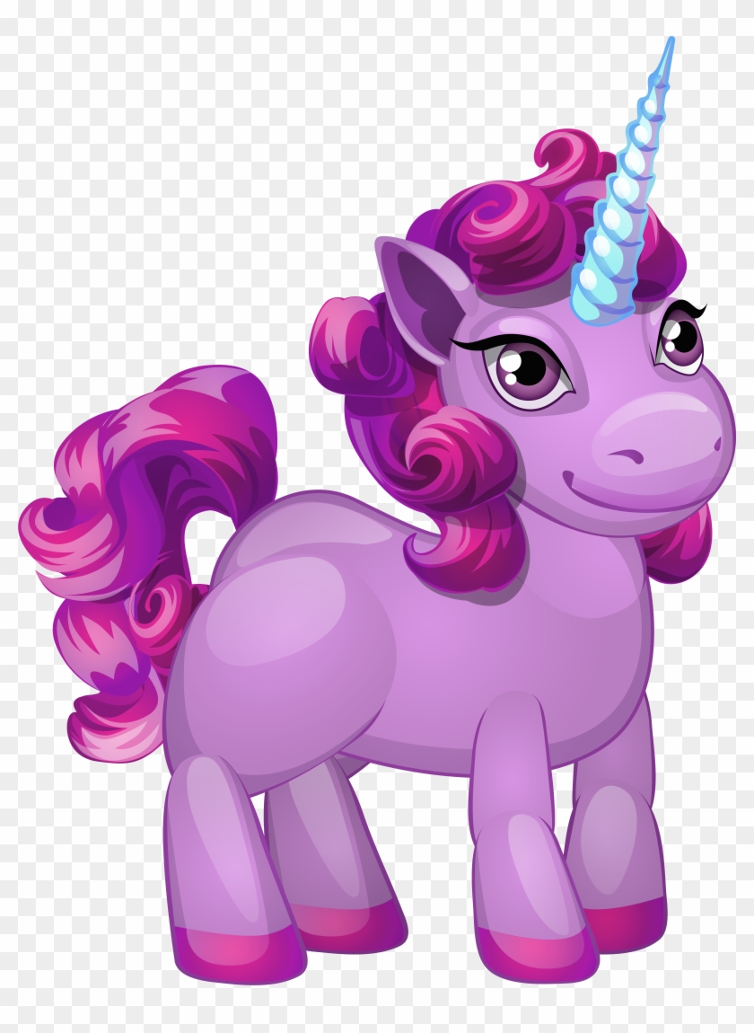 Cute Purple Pony Png Clip Art Image Transparent Png #662042