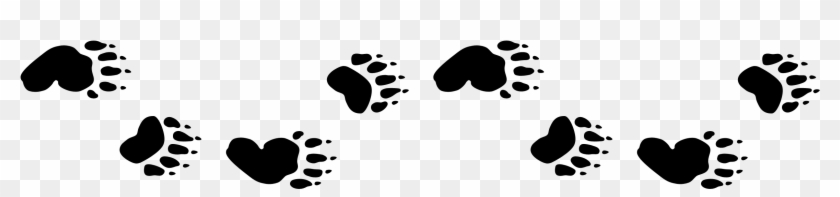 Graphic Freeuse Download Bear Tracks Clipart - Bear Tracks Clip Art - Png Download #662083