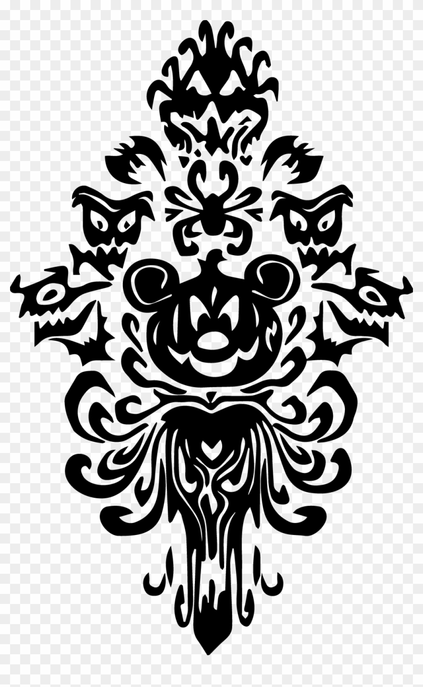 Haunted Mansion Design - Disney Haunted Mansion Decals Clipart