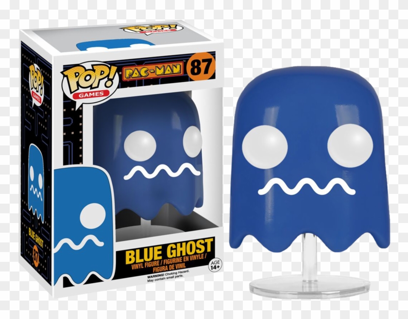Blue Ghost Pop Vinyl Figure - Figurine Pop Pac Man Clipart