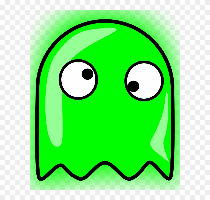 Pacman Ghost Red - Pacman Clipart - Png Download #662357