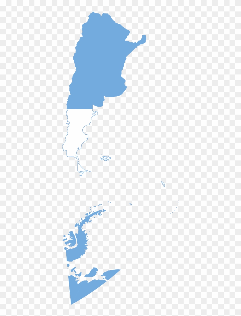 Flag-map Of Greater Argentina - Argentina Clipart