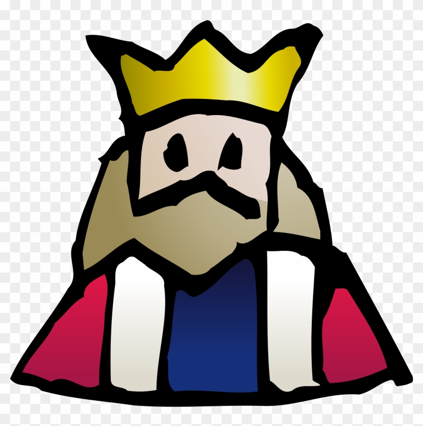 Banner Black And White Stock King - King Icon Clipart