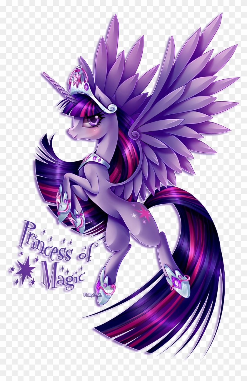 Ic Twilight Sparkle Princess Celestia Rainbow Dash - Twilight Sparkle Princess Of Magic Clipart
