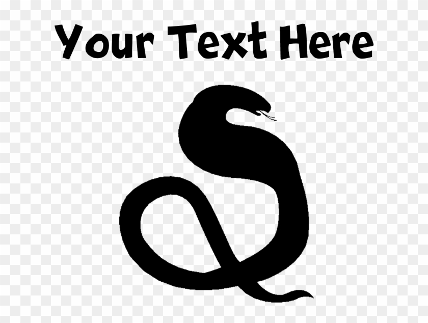 Custom Cobra Snake Silhouette Pillow Case - Serpent Clipart