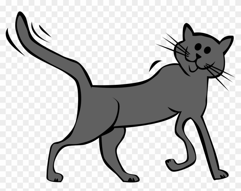 Cat Clip Art - Animated Cat - Png Download