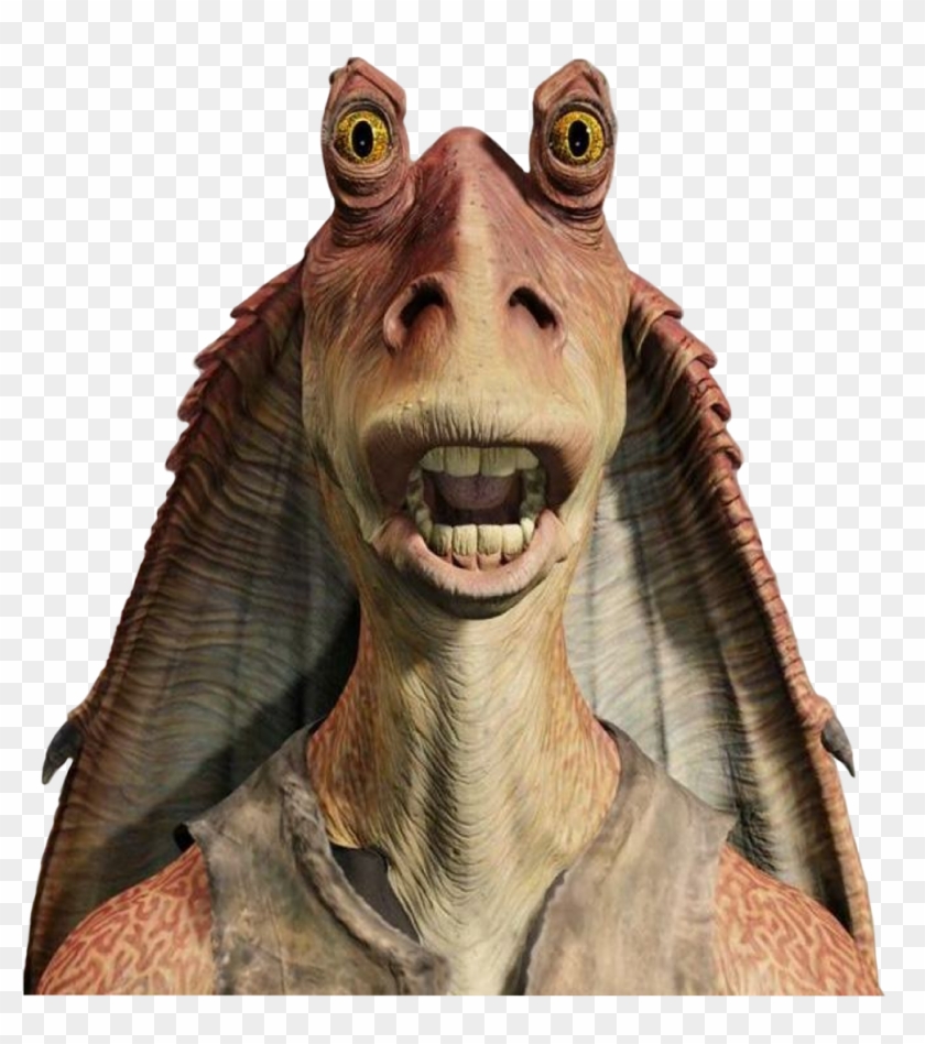 Alien Aliens Extraterrestre Starwars Jarjarbinks Alieni - Jar Jar Binks Clipart