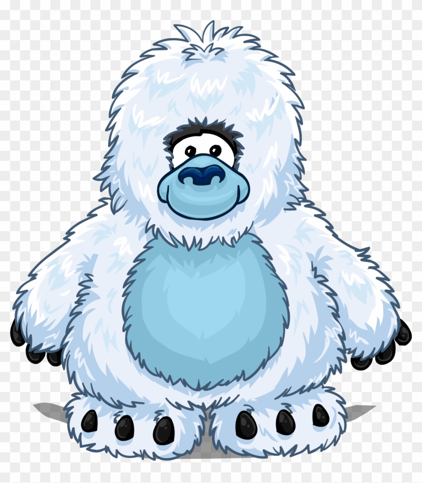 Upvote This Rare Yeti - Club Penguin Clipart