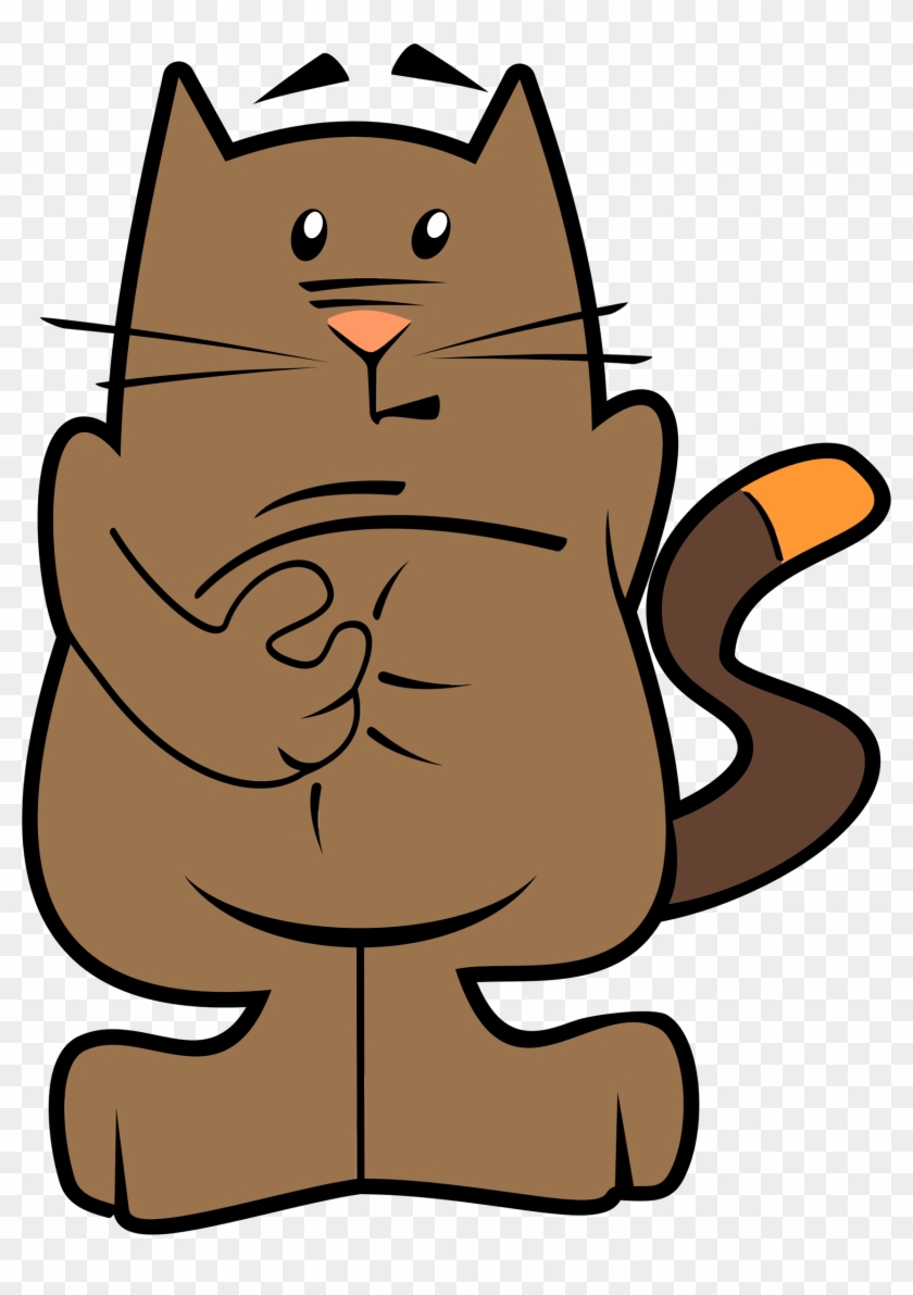 Big Image - Cats In Litter Boxes Cartoon Clipart