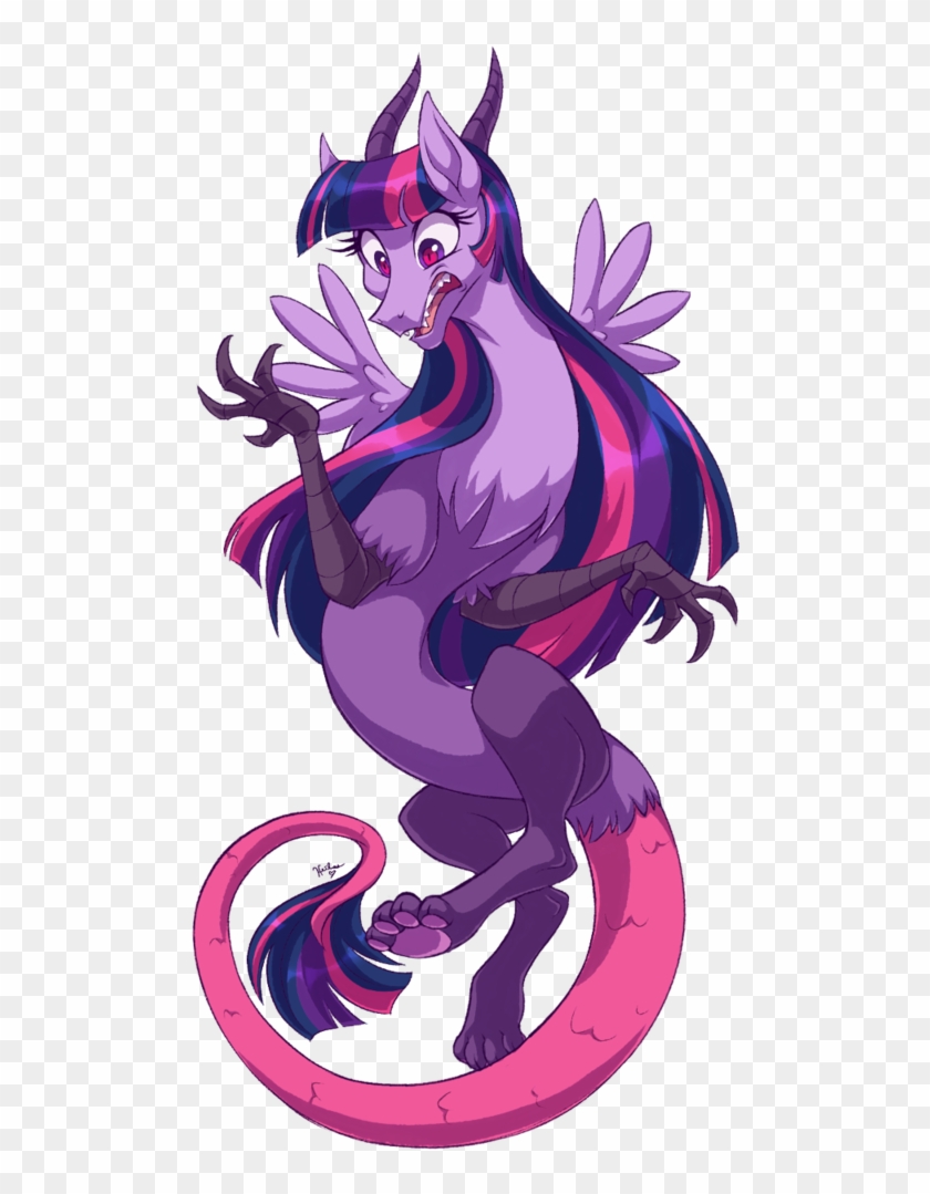Twilight Sparkle Rainbow Dash Fluttershy Pony Mammal - Mlp Mane 6 As Draconequus Clipart #663556