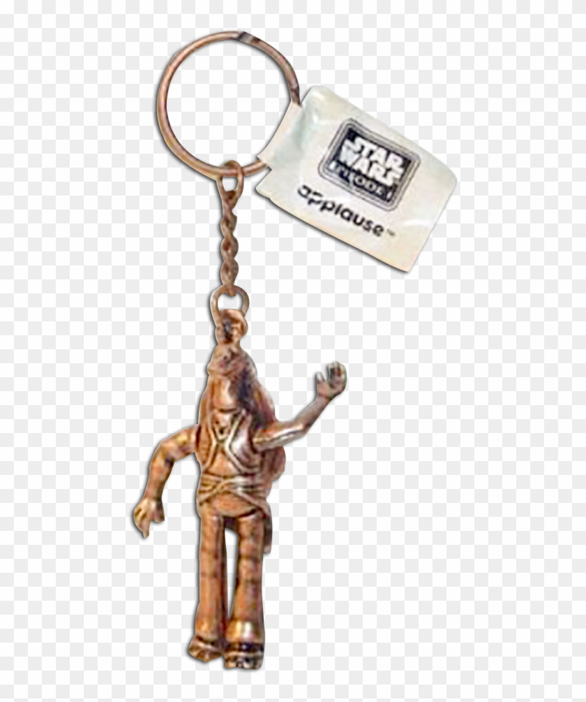 Star Wars Collectible Metal Key Chain Jar Jar Binks - Keychain Clipart