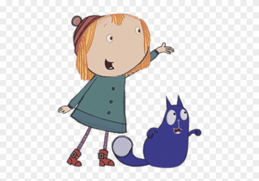 Peg Plus Cat - Cartoon Clipart #663761
