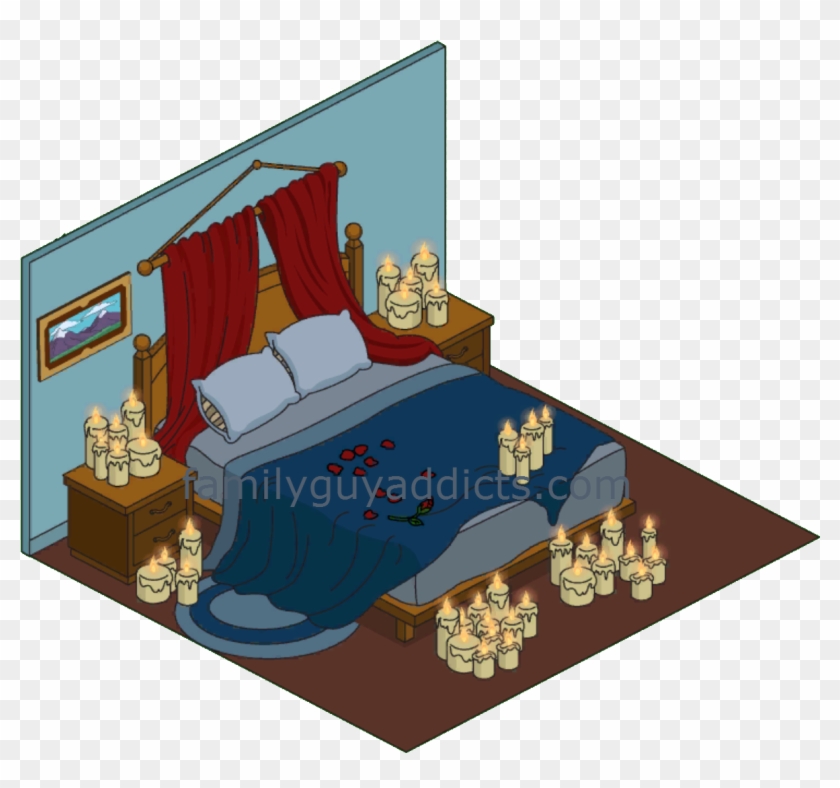 Fire Hazard Bed - Bedroom Clipart