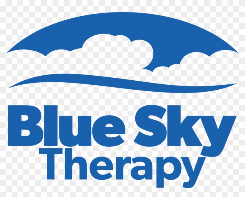 Blue Sky Therapy Logo Blue- Png - Graphic Design Clipart