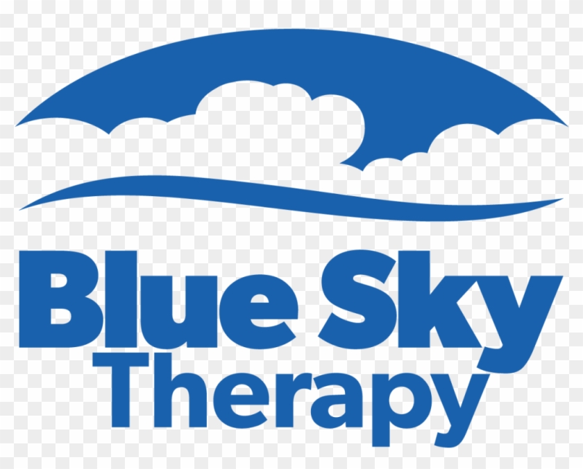 Blue Sky Therapy Logo Blue- Png - Graphic Design Clipart #664325