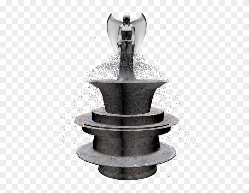 Fountain Png Pic - Transparent Background Angel Water Fountains Clipart