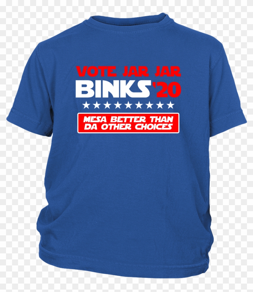 Vote Jar Jar 2020 Youth T-shirt - Active Shirt Clipart #664523
