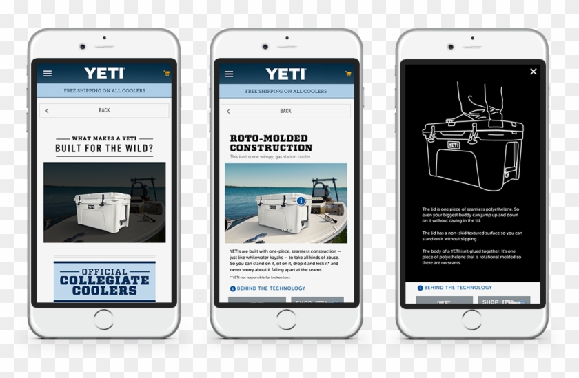 Yeti Coolers - Iphone Clipart #664869