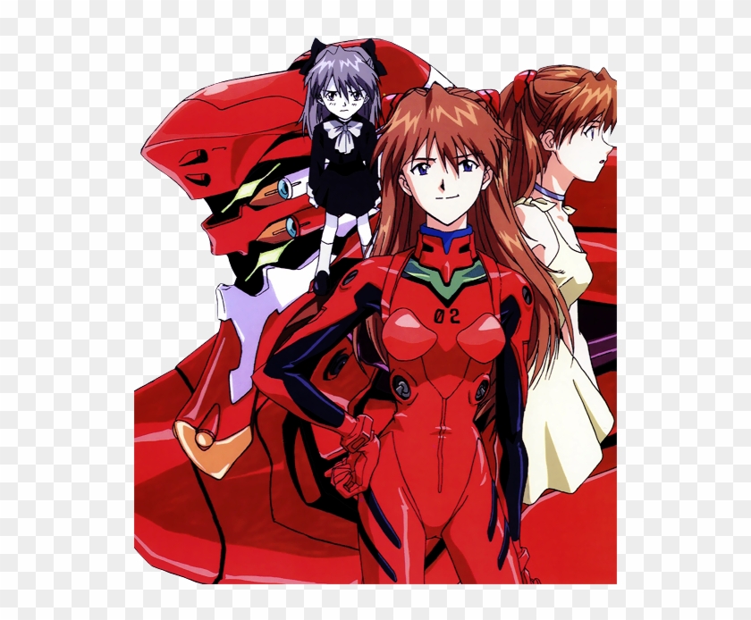 Asuka Langley Soryu Shinji Ikari Misato Katsuragi Rei - Evangelion Asuka Eva 02 Clipart #664912