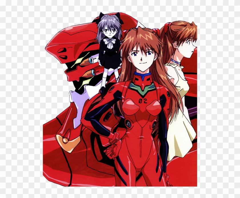 Asuka Langley Soryu Shinji Ikari Misato Katsuragi Rei - Evangelion Asuka Eva 02 Clipart