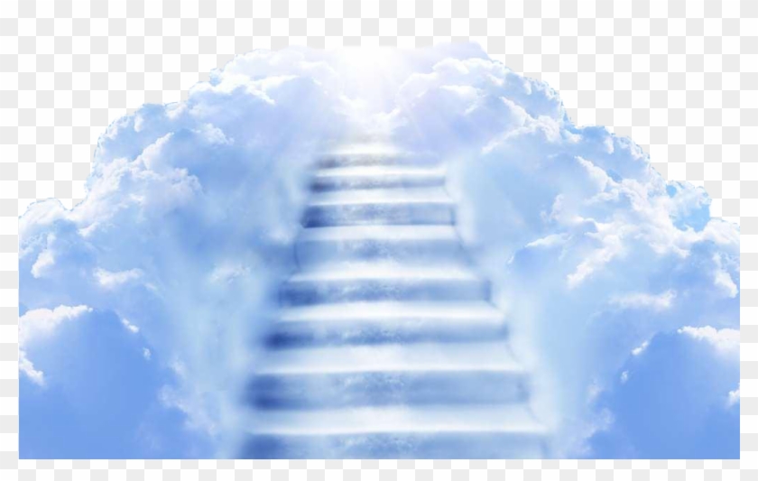 Mq Stairs Stair Heaven Sky Clouds Cloud Blue Sky Air - Transparent Stairway To Heaven Png Clipart #665249