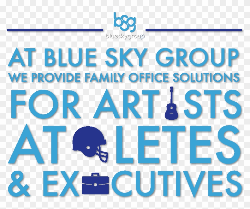 Blue Sky Group Gives The Artist, Athlete And Executive - Graphic Design Clipart #665575