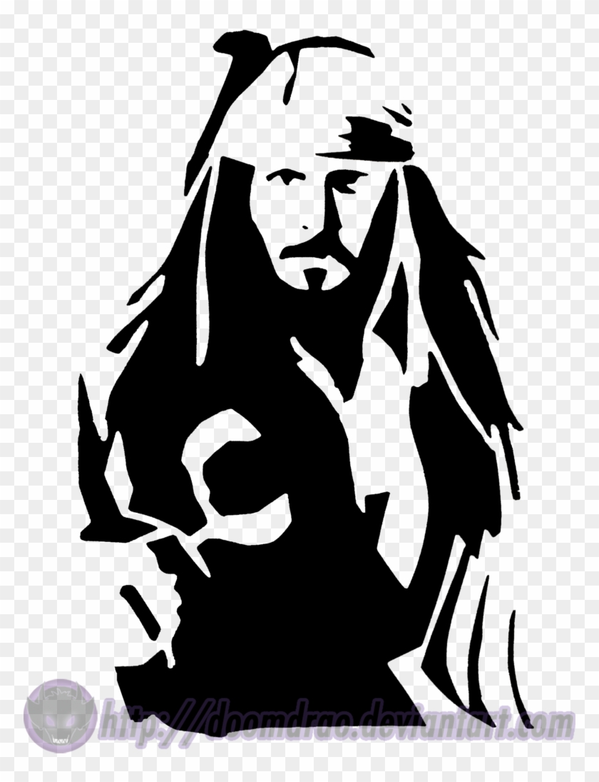 Jack Sparrow Logo - Jack Sparrow Black Png Clipart #665649