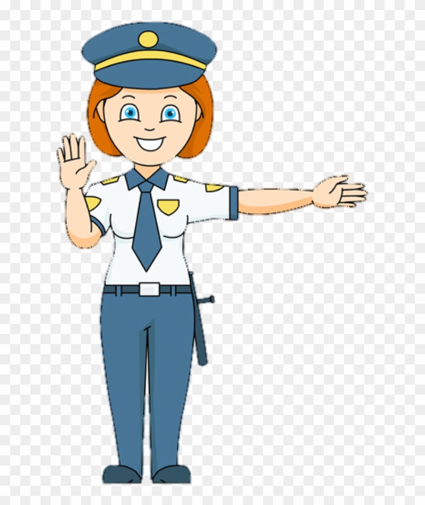 The Great Big Car And Truck Book - Police Officer Clipart - Png Download #665787