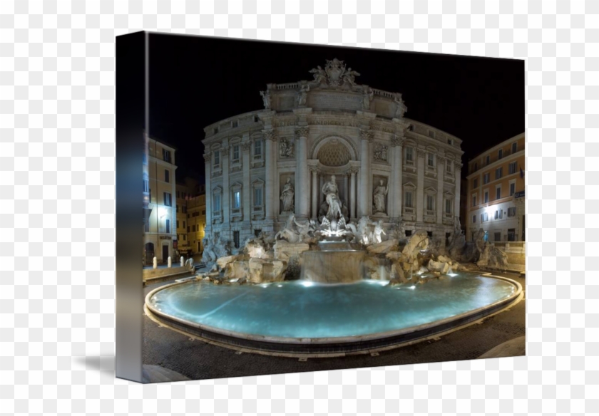 Canvas Trevi Fountain Clipart