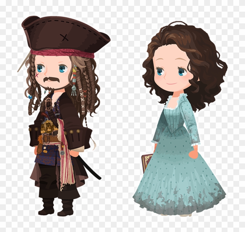 Board The Black Pearl As Jack Sparrow & Carina Smyth - Khux Pirates Clipart #665934