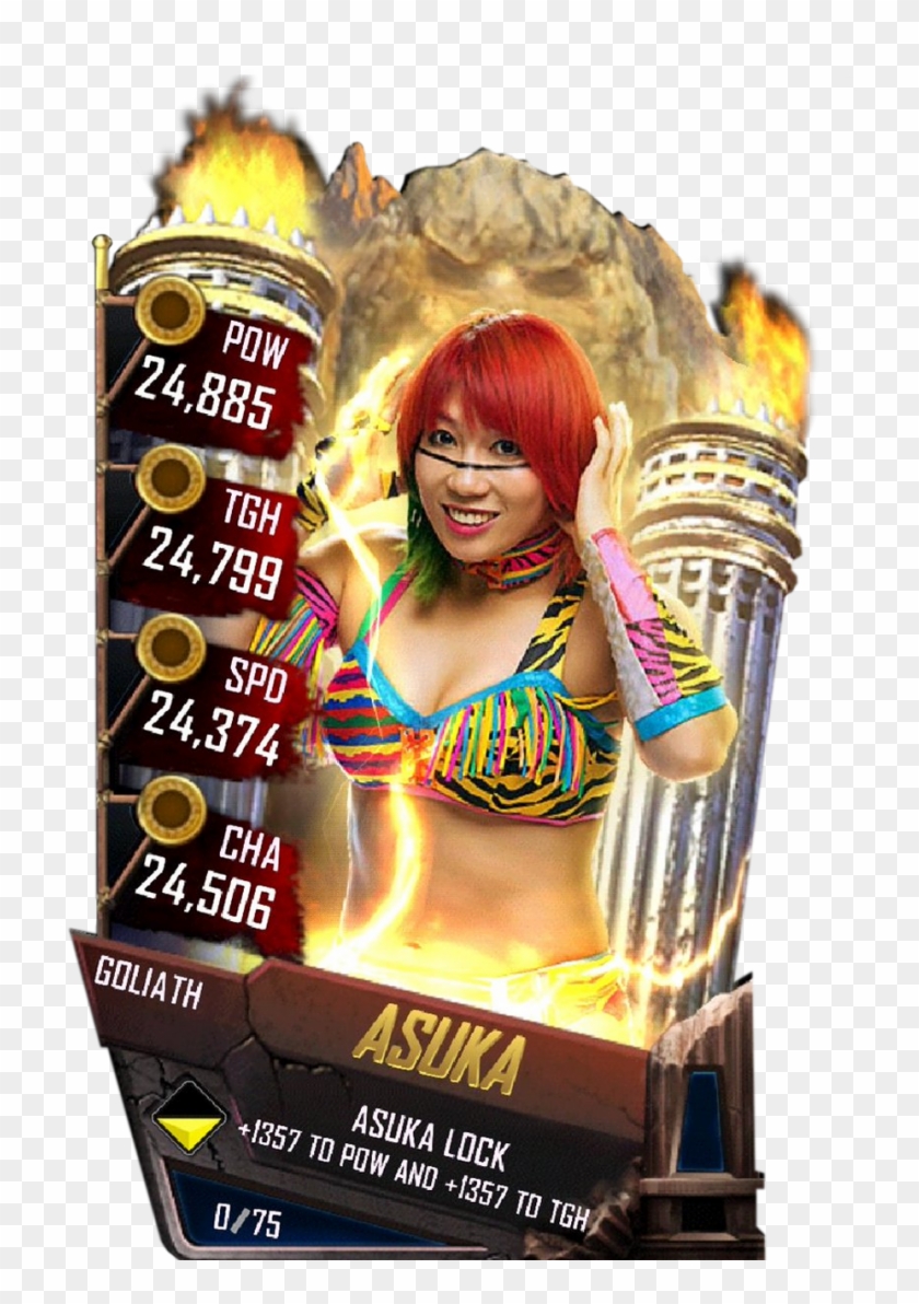 Asuka S4 20 Goliath - Wwe Supercard Goliath Carmella Clipart #666017