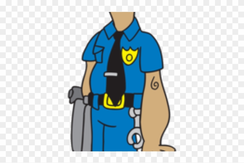The Simpsons Clipart Police Officer - Police Simpsons Officer Lou - Png Download #666355