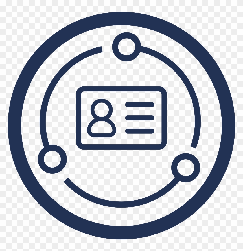 Contact Manager Full Icon - Circle Clipart