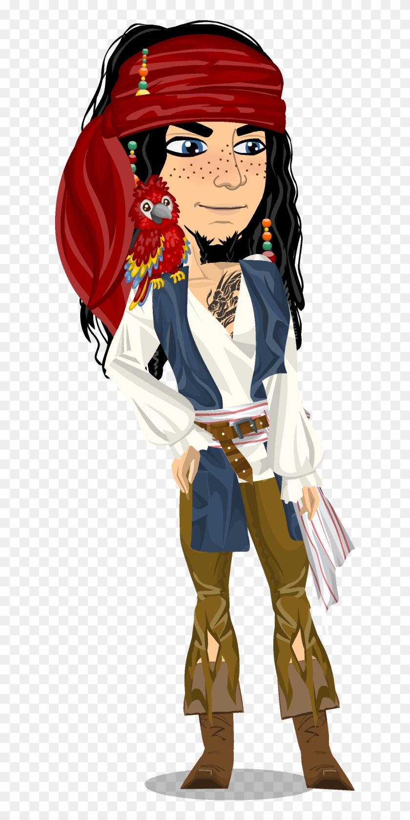 Disney Jack Sparrow Look - Jack Sparrow Moviestarplanet Clipart #666595