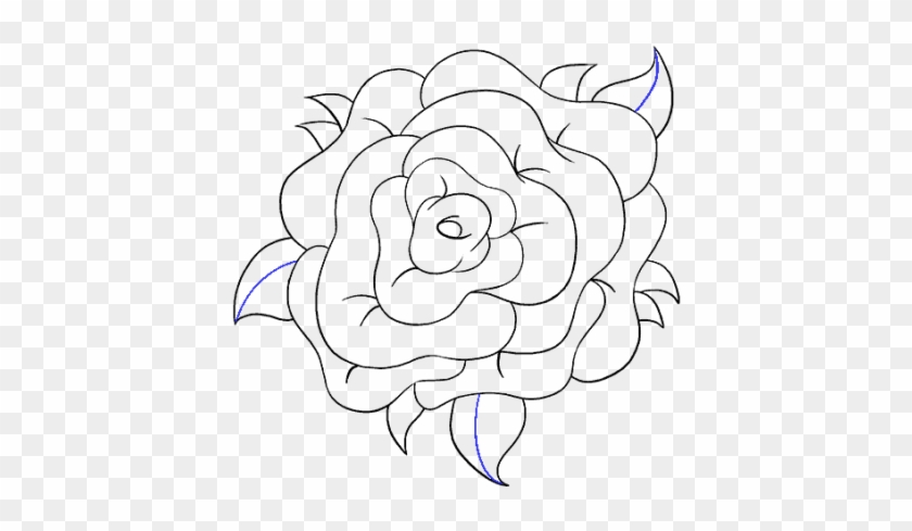 Flower Drawings Clipart #666871