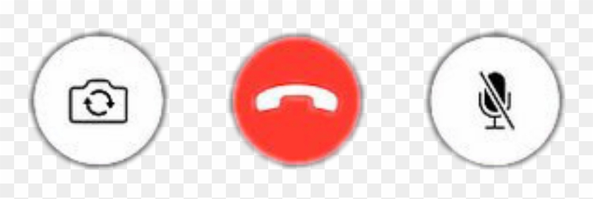 Facetime End Call Button Png Clipart #666872