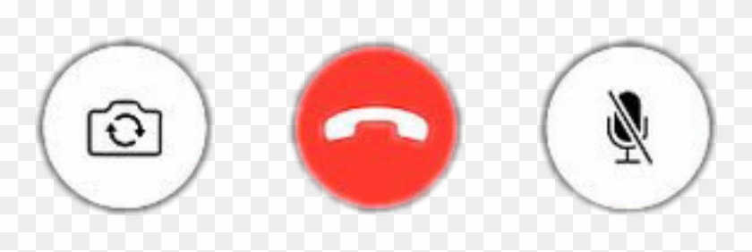 Facetime End Call Button Png Clipart