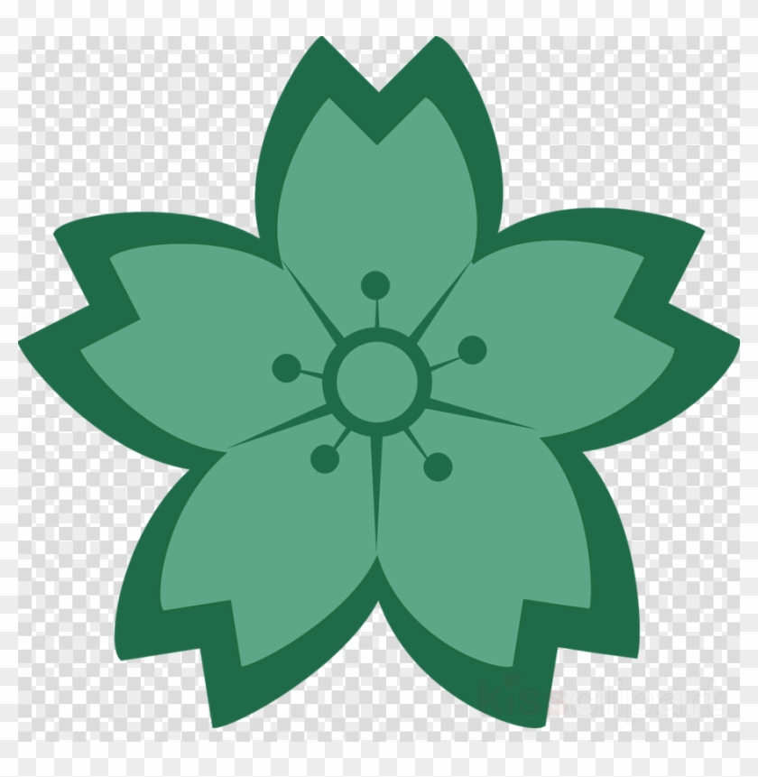 Japanese Flower Drawing Clipart Japan Cherry Blossom - Curved Diamond Shape Clipart - Png Download