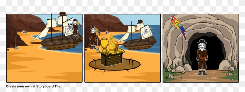 Captain Jack Sparrows Treasure Hunt - Cartoon Clipart #666936
