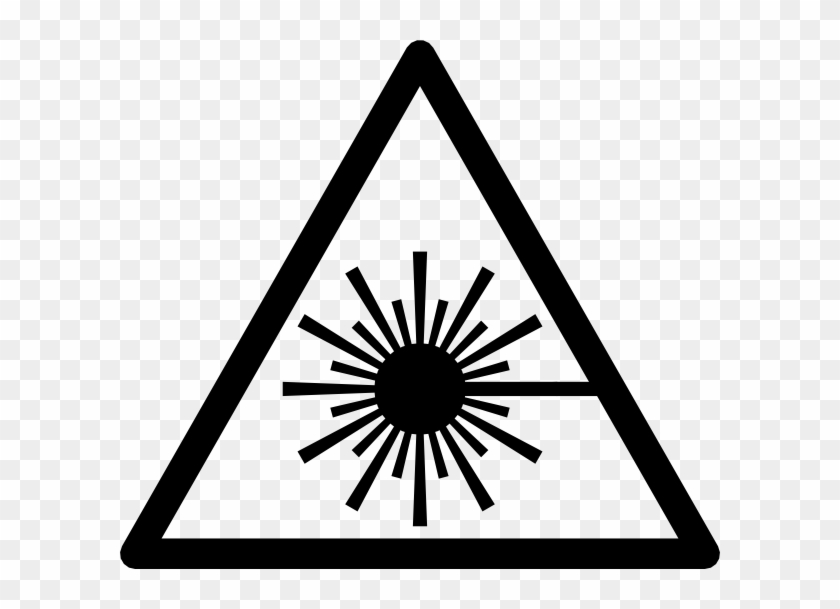 Clip Art At Clker Com Vector Online - Laser Radiation Hazard Symbol - Png Download #667007