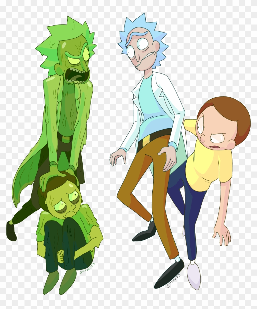 Link - - Toxic Rick Rick And Morty Clipart #667313