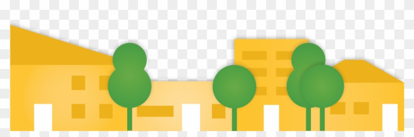 Logo With Village Image - Graphic Design Clipart