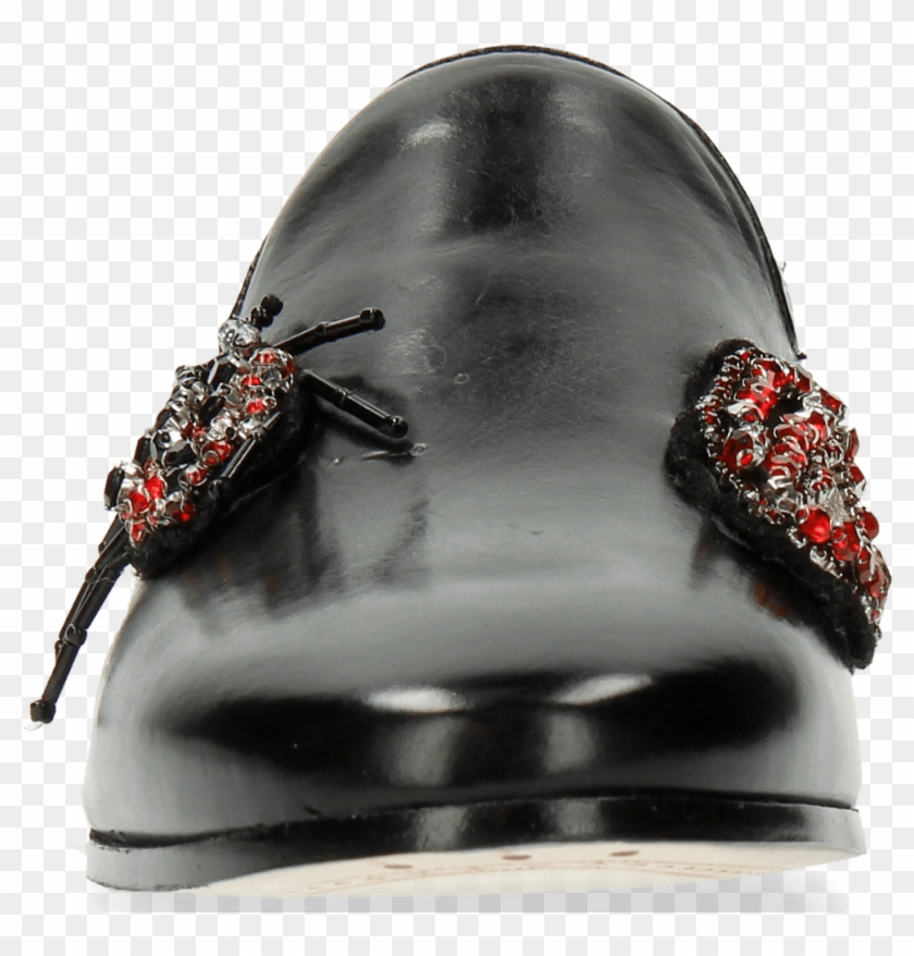 Loafers Scarlett 8 Black Patch Lips Bug - Beetle Clipart