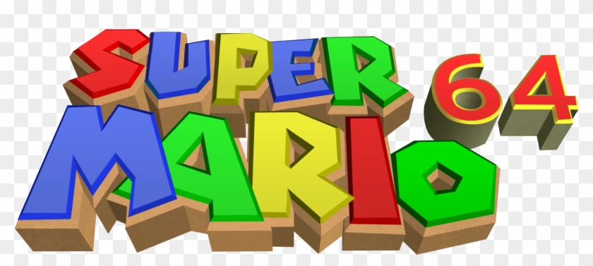 Super Mario 64 N64 Logo Clipart