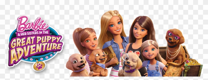 Barbie & Her Sisters In The Great Puppy Adventure Clipart #668415